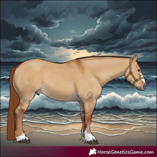 Horse Color:Gray Red Dun 