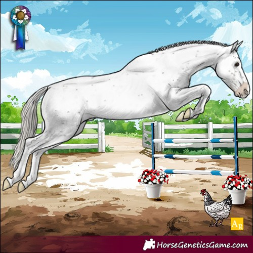 Horse Color:Silver Smoky Black Sabino Varnish Rabicano 