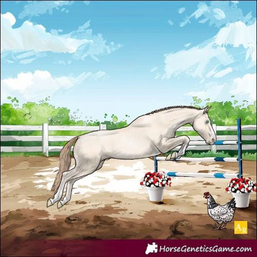 Horse Color:Amber Cream Champagne Pearl 