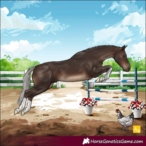 Horse Color:Silver Brown 