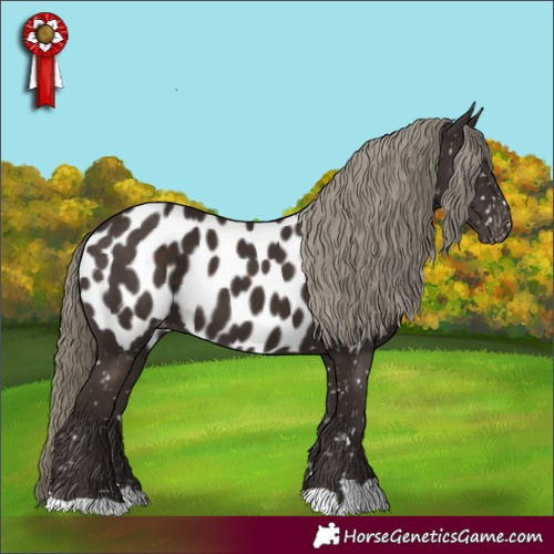 Horse Color:Liver Chestnut Mushroom Near Leopard