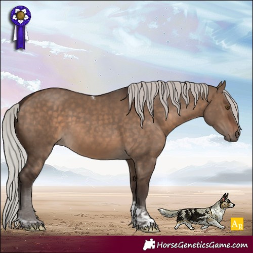 Horse Color:White Spotted Silver Brown Dun Tobiano Rabicano 