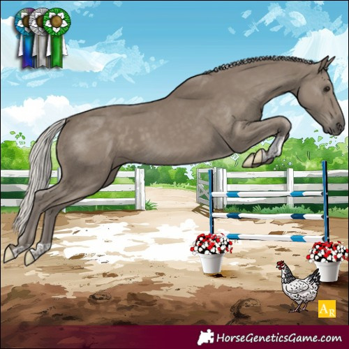 Horse Color:Silver Smoky Black Mushroom