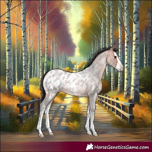 Horse Color:Bay Ice Roan Splash Blanket