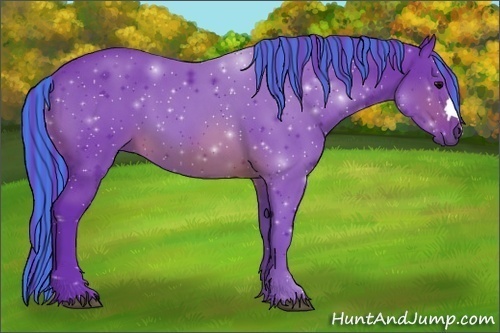 Horse Color:Painted Watercolor Brown 