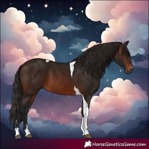 Horse Color:Gray Bay Tobiano