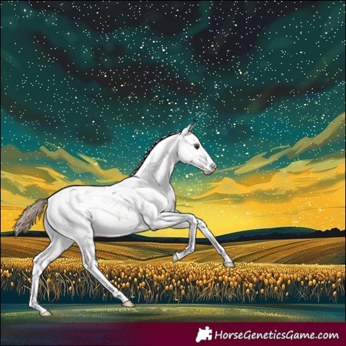 Horse Color:Red Dun Sabino