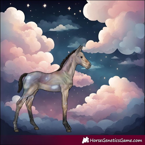 Horse Color:Gray Bay Dun