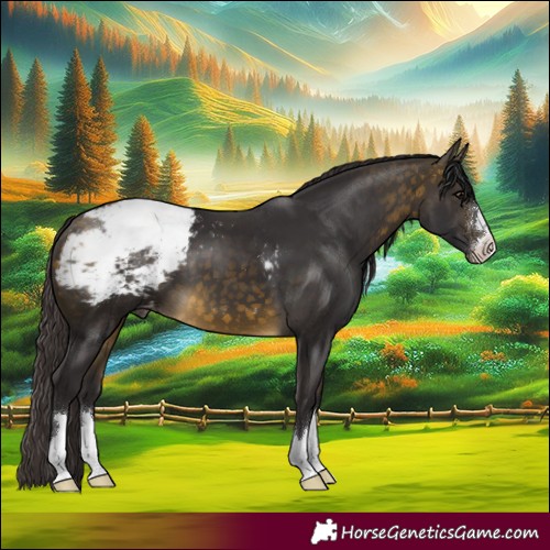 Horse Color:Buckskin Snowcap 
