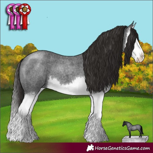 Horse Color:Liver Red Roan Splash