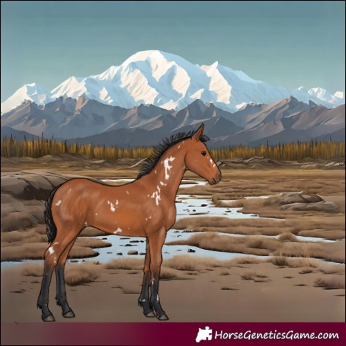 Horse Color:White Spotted Bay