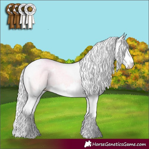 Horse Color:Smoky Creme Ice Onyx Splash 