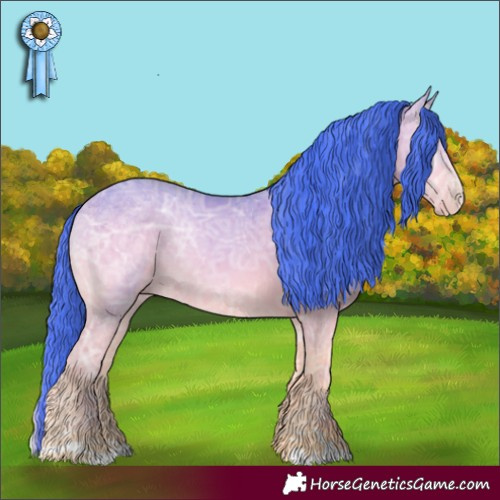 Horse Color:Watercolor Sable Cream Champagne Ice Onyx 