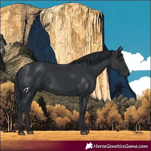 Horse Color:Black 