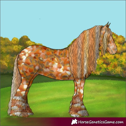 Horse Color:Gray Silver Black Pearl Tobiano 