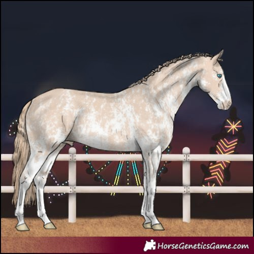 Horse Color:Perlino Sabino  and Perlino Sabino 