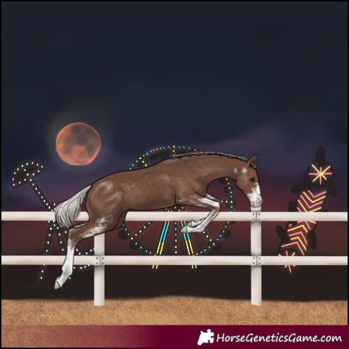 Horse Color:Silver Black Sabino