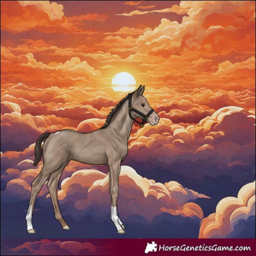 Horse Color:Classic Champagne Tobiano