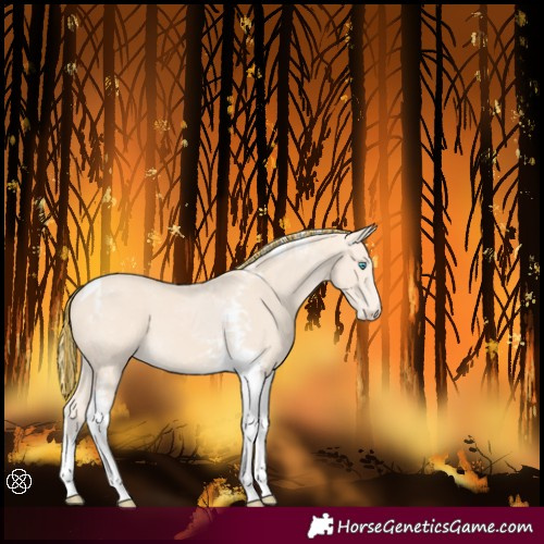 Horse Color:Painted Silver Perlino Tobiano