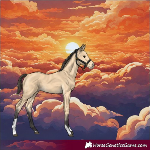 Horse Color:Buckskin Tobiano 