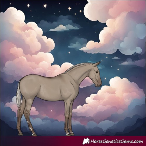Horse Color:Silver Grullo Rabicano