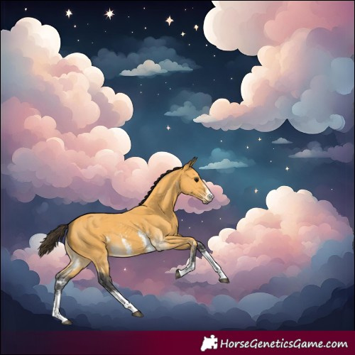 Horse Color:Buckskin Sabino 
