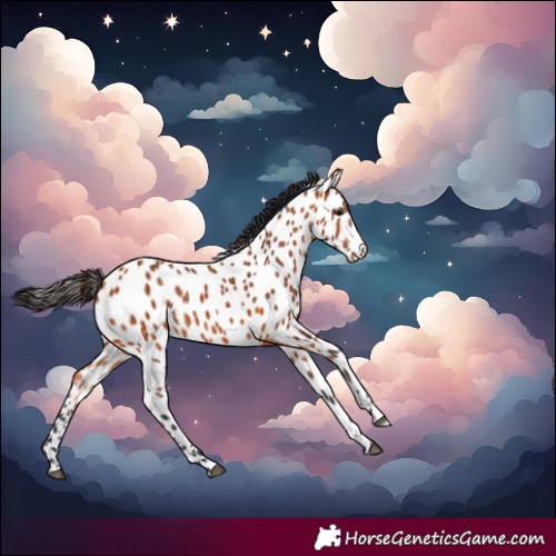 Horse Color:Bay Near Leopard