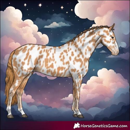 Horse Color:Chestnut Near Leopard