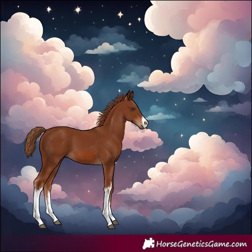 Horse Color:White Spotted Chestnut