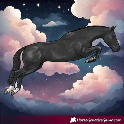 Horse Color:Black  and Black 