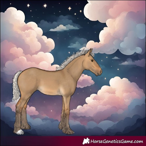 Horse Color:Silver Buckskin Dun 