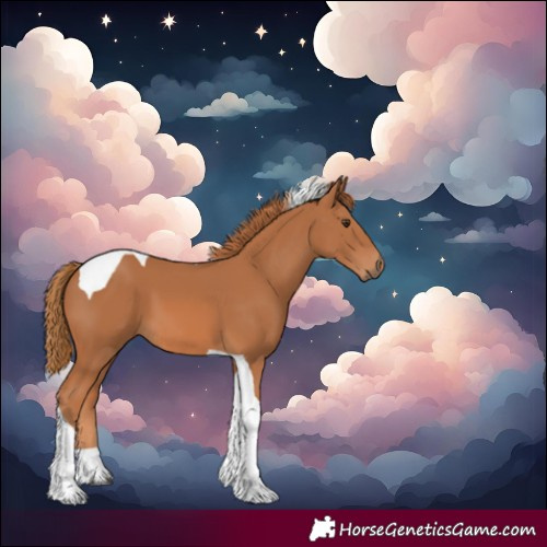 Horse Color:Chestnut Tobiano