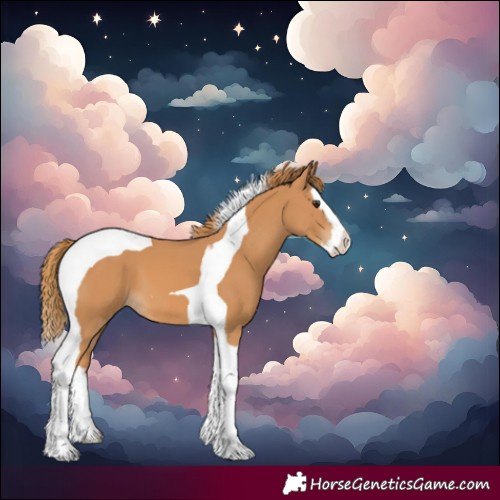 Horse Color:Chestnut Splash Tobiano 
