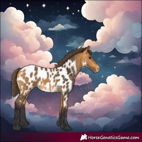 Horse Color:Buckskin Near Leopard
