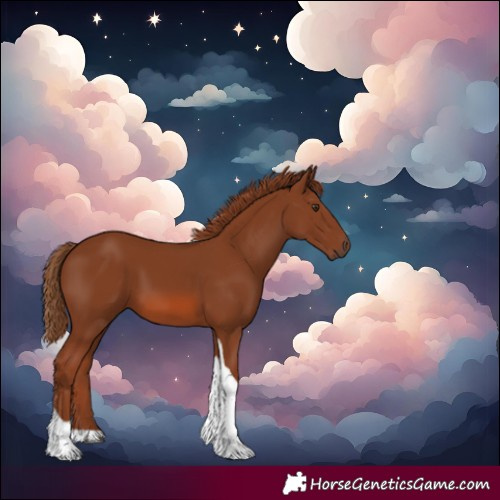 Horse Color:Chestnut Tobiano 