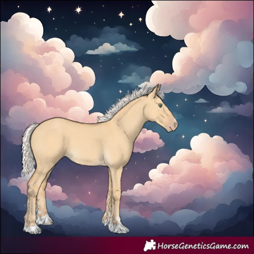Horse Color:Silver Classic Cream Champagne Dun 