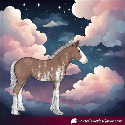 Horse Color:Silver Black Sabino Splash Varnish 