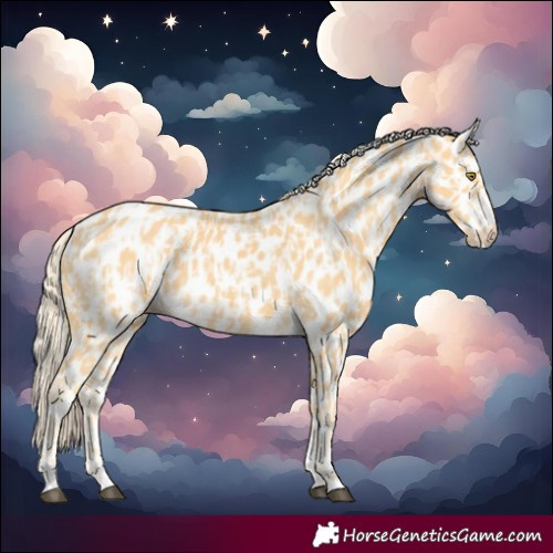 Horse Color:Palomino Leopard  and Palomino Tobiano Leopard 
