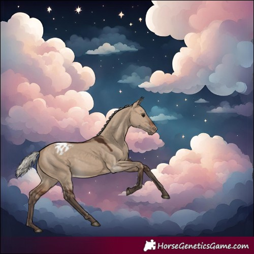 Horse Color:Silver Brown Dun Varnish 