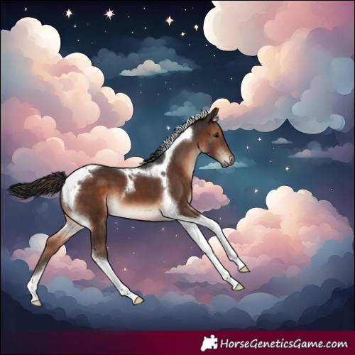 Horse Color:Brown Tobiano