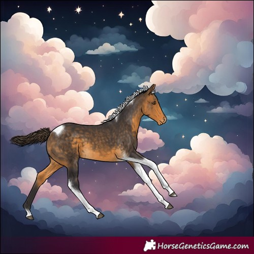 Horse Color:Buckskin Tobiano Varnish 