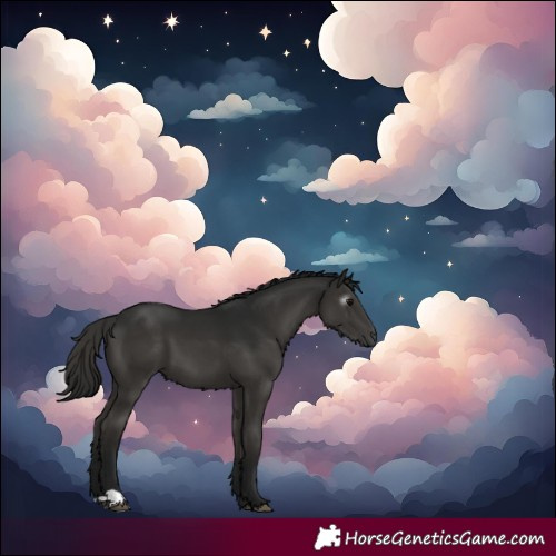 Horse Color:Gray Black