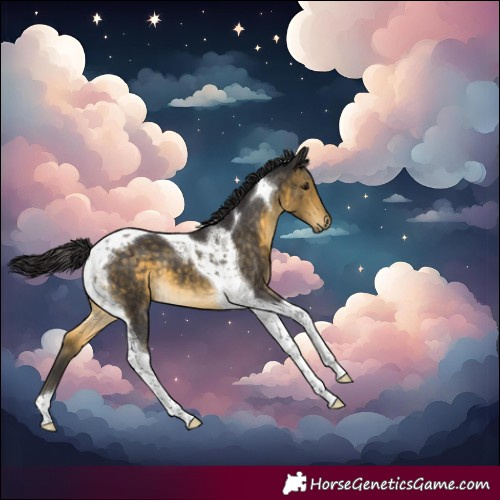 Horse Color:Buckskin Tobiano