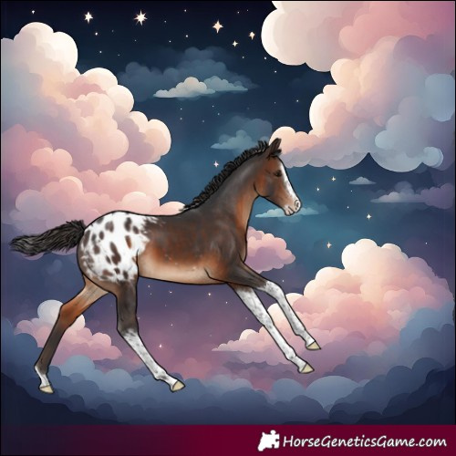 Horse Color:Brown Splash Tobiano Blanket 