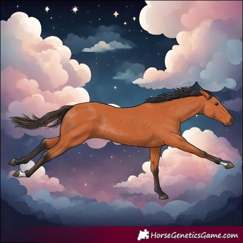 Horse Color:Bay Rabicano