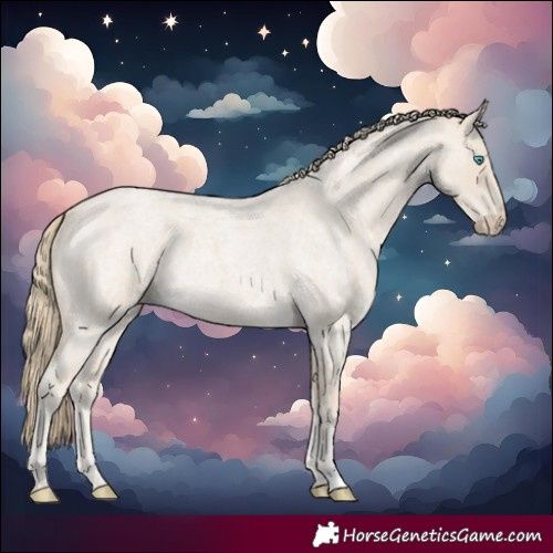 Horse Color:Smoky Creme Roan