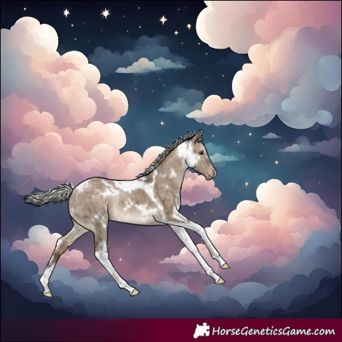 Horse Color:White Spotted Silver Brown Dun Tobiano Rabicano Brindle 