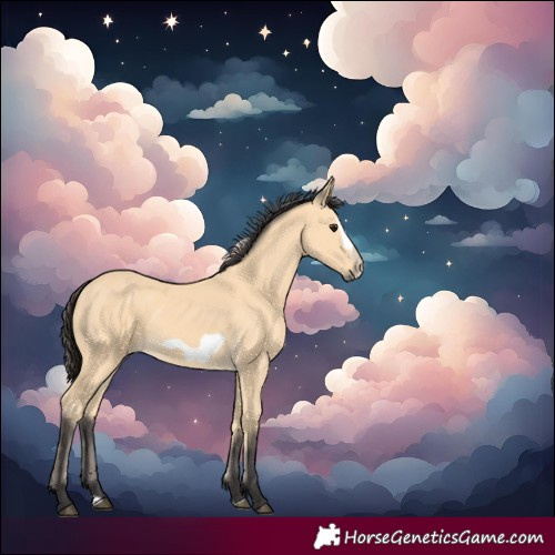 Horse Color:Buckskin Splash Frame 