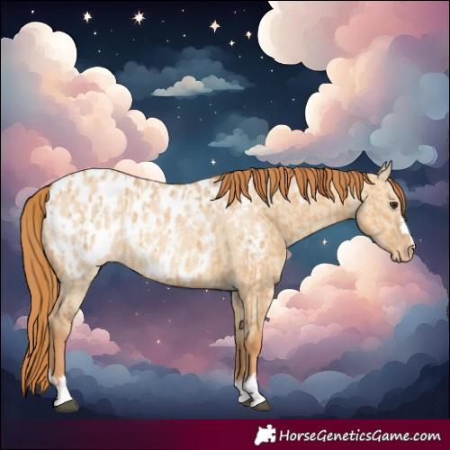 Horse Color:Red Dun Near Leopard  and Red Dun Near Leopard 