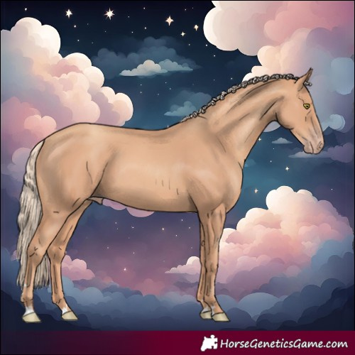 Horse Color:Gold Champagne 